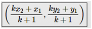 Formula of Section